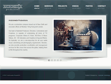 Tablet Screenshot of andromediaproductions.com